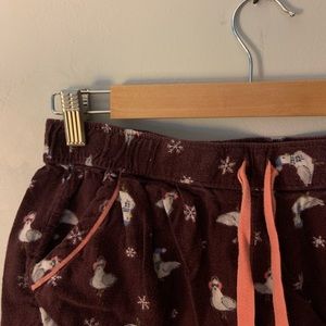 Printed pyjama shorts